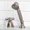 Kingston Brass Transfer Valve Set For Roman Tub Filler, Brushed Nickel KSK3358AXTR - alternate 5